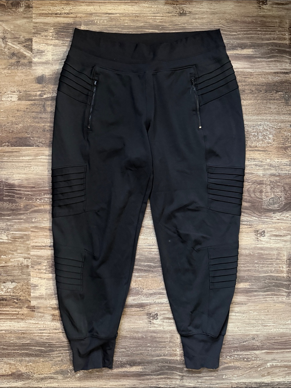 Athleta Venice Moto Jogger Black Size Large